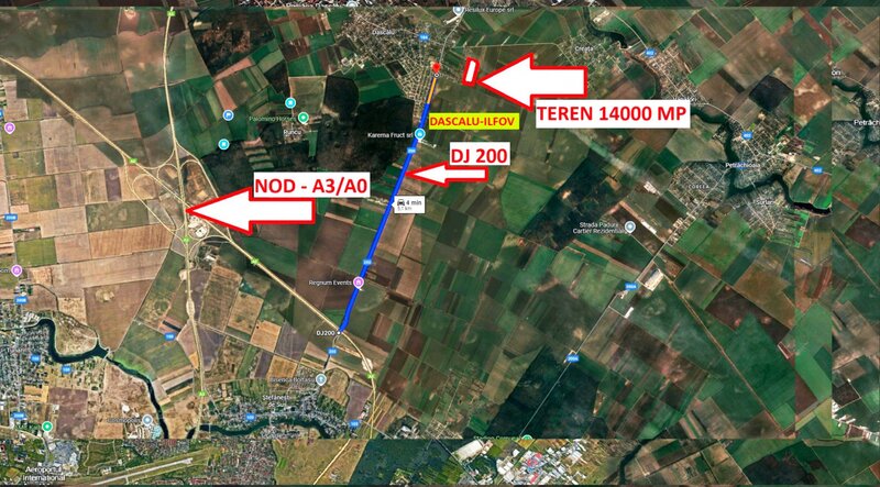 Dascalu teren  intravilan  14000mp  comision 0%