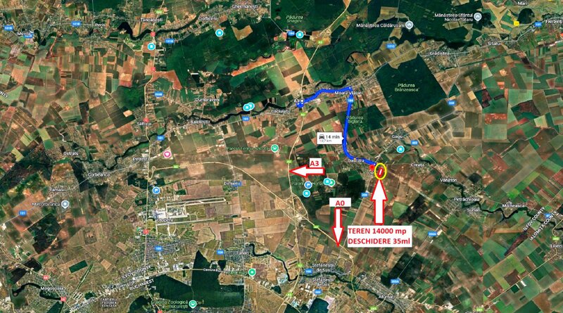 Dascalu teren  intravilan  14000mp  comision 0%